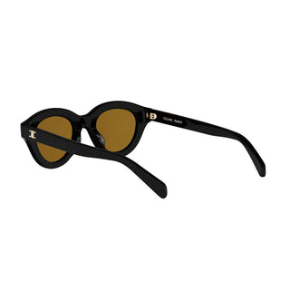 CELINE TRIOMPHE MINI CL40338U women Black Round Sunglasses