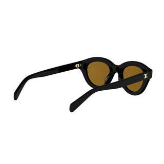 CELINE TRIOMPHE MINI CL40338U women Black Round Sunglasses