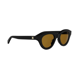 CELINE TRIOMPHE MINI CL40338U women Black Round Sunglasses