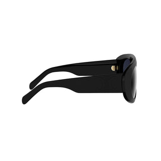 CELINE TRIOMPHE STAMP CL40340U women Black Pilot Sunglasses