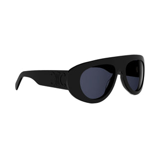 CELINE TRIOMPHE STAMP CL40340U women Black Pilot Sunglasses