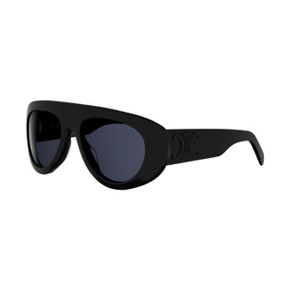 CELINE TRIOMPHE STAMP CL40340U women Black Pilot Sunglasses