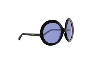 CELINE DISC CL40345I women Black Round Sunglasses