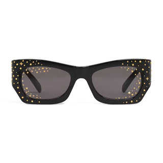 Celine Animation Cl4333us Women Black Squared Sunglasses