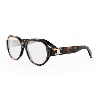 CELINE Triomphe CL50165I women Havana Geometric Eyeglasses