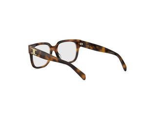 CELINE Triomphe CL50172I women Havana Squared Eyeglasses