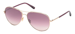 Tom Ford CLARK FT 0823 unisex Rose gold Pilot Sunglasses
