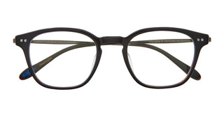 GARRETT LEIGHT CLARK J unisex Black Squared Eyeglasses