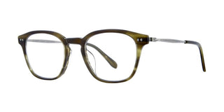 GARRETT LEIGHT CLARK J unisex Havana Squared Eyeglasses