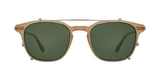 GARRETT LEIGHT CLARK J CLIP unisex Gold Squared Eyeglasses