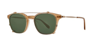 GARRETT LEIGHT CLARK J CLIP unisex Gold Squared Eyeglasses