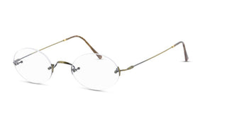 Lunor CLASSIC OVAL M unisex Gold Oval Eyeglasses