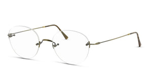 Lunor CLASSIC PANATOMIC unisex Gold Oval Eyeglasses