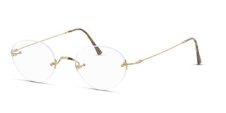 Lunor CLASSIC PANTO M men Gold Pantos Eyeglasses