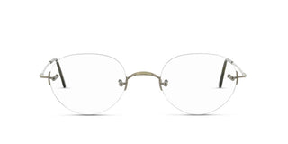 Lunor CLASSIC PANTO M men Silver Pantos Eyeglasses