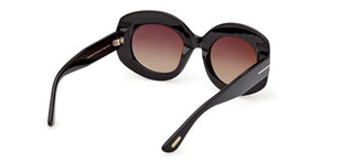 Tom Ford CLAUDETTE-02 FT 1346 unisex Black Oval Sunglasses