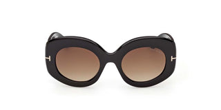 Tom Ford CLAUDETTE-02 FT 1346 unisex Black Oval Sunglasses