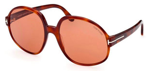 Tom Ford CLAUDE-02 FT 0991 women Havana Oversize Sunglasses