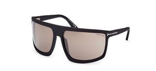 Tom Ford CLINT FT 1066 unisex Black Shield Sunglasses