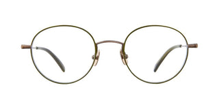 GARRETT LEIGHT CLOY II unisex Gold Round Eyeglasses