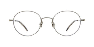 GARRETT LEIGHT CLOY II unisex Silver Round Eyeglasses