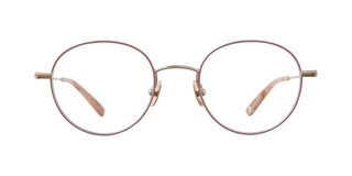 GARRETT LEIGHT CLOY II unisex Rose gold Round Eyeglasses