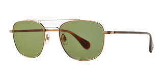 GARRETT LEIGHT CLUBHOUSE II SUN unisex Gold Pilot Sunglasses