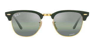 Ray-Ban CLUBMASTER RB 3016 unisex Gold Visor Sunglasses