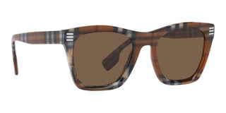 Burberry COOPER BE 4348 men Brown Squared Sunglasses