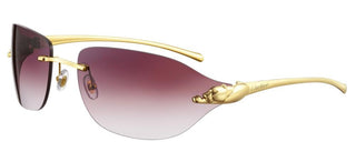 Cartier Panthère de Cartier CT0068S unisex Gold Geometric Sunglasses