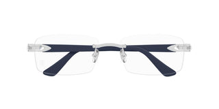 Cartier Signature C De Cartier Ct0287o Men Blue Squared Eyeglasses