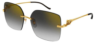 Cartier Panthère de Cartier CT0359S women Gold Visor Sunglasses