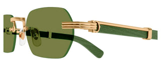 Cartier Première de Cartier CT0362S men Gold Geometric Sunglasses