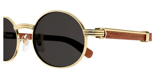 Cartier Première De Cartier Ct0464s Men Gold Oval Sunglasses