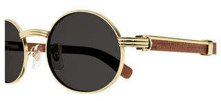Cartier Première De Cartier Ct0464s Men Gold Oval Sunglasses