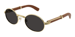 Cartier Première De Cartier Ct0464s Men Gold Oval Sunglasses