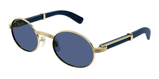 Cartier Première De Cartier Ct0464s Men Gold Oval Sunglasses