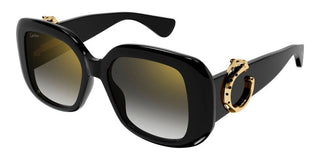 Cartier Panthère De Cartier Ct0471s Women Black Oversize Sunglasses