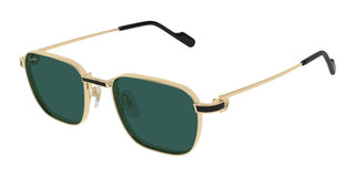 Cartier CT0497S men Gold Rectangle Sunglasses