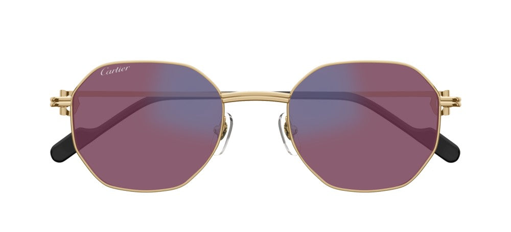 Cartier CT0500S unisex Gold Geometric Sunglasses – Otticanet USA