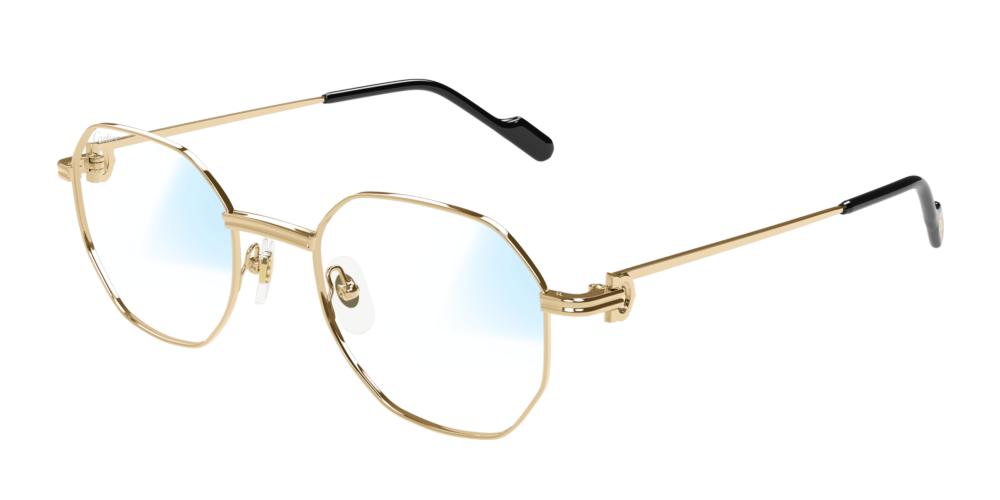 Cartier CT0500S unisex Gold Geometric Sunglasses – Otticanet USA