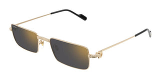 Cartier CT0501S unisex Gold Rectangle Sunglasses