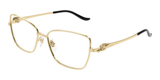 Cartier Panthère De Cartier Ct0523o Women Gold Butterfly Eyeglasses