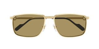 Cartier Première de Cartier CT0534S men Gold Squared Sunglasses