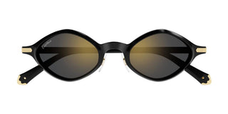 Cartier CT0540S unisex Black Geometric Sunglasses