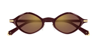 Cartier CT0540S unisex Red Geometric Sunglasses