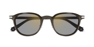 Cartier CT0541SA men Brown Round Sunglasses