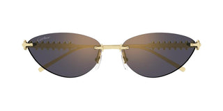 Cartier Ct0543s Women Gold Cat Eye Sunglasses