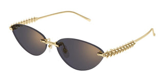 Cartier Ct0543s Women Gold Cat Eye Sunglasses