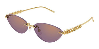 Cartier Clash de Cartier CT0543S women Gold Cat Eye Sunglasses